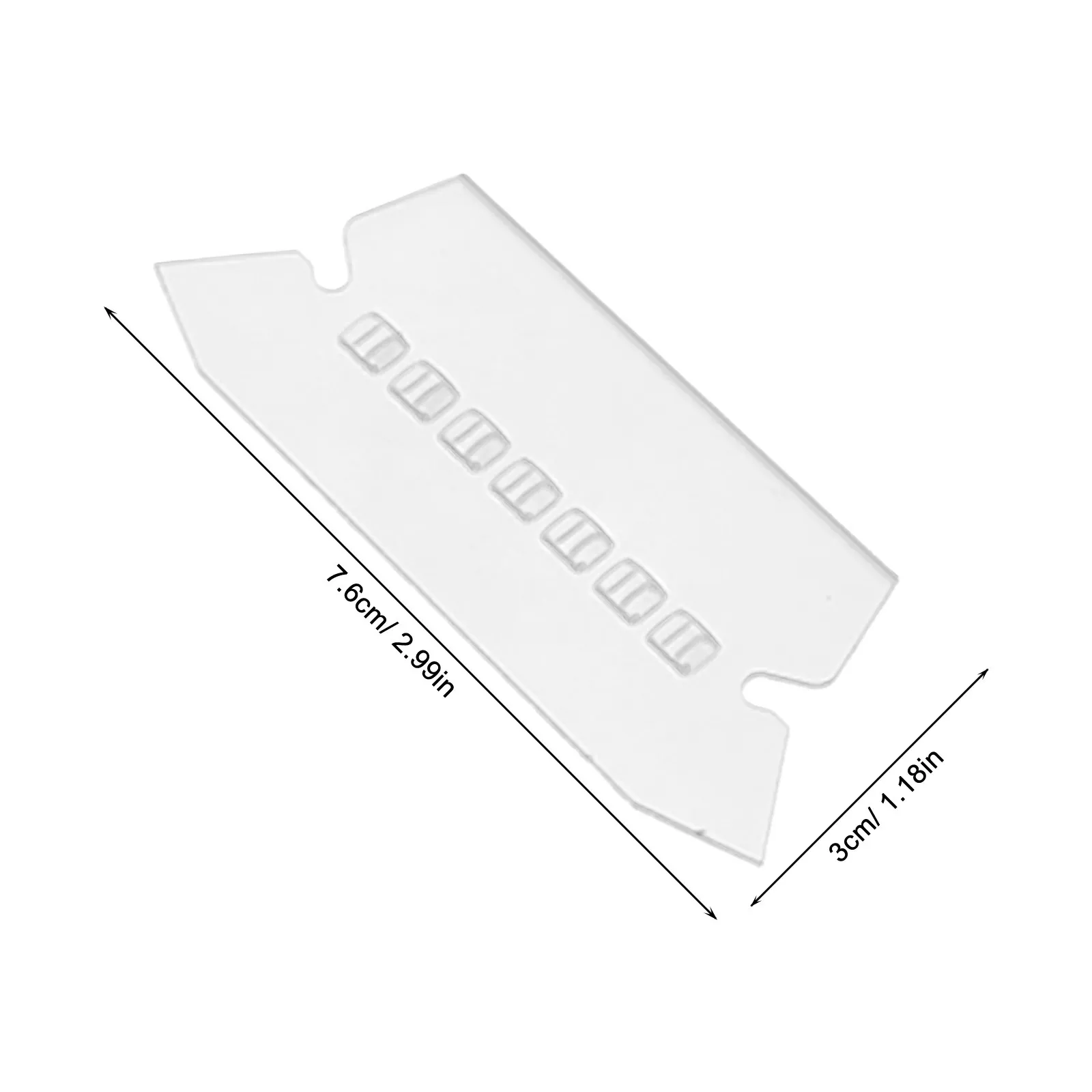 100Pcs 교수형 파일 폴더 탭 삽입물 사무실 홈 학교용 투명 플라스틱 라벨 파일 관리용 파일 폴더 탭
