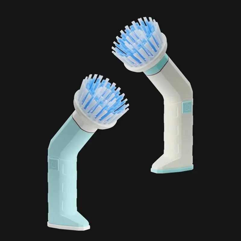 

Power Cleaning Brush Waterproof Electric Shower Scrubber With 4 Replaceable Brush Heads 2 Rotating Speeds Rechargeable Scrubber