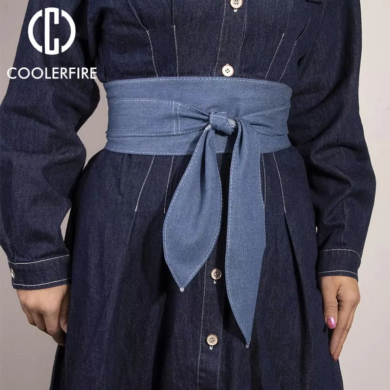 Women Wide Corset Belt Fashion Waistband High Quality Solid Color