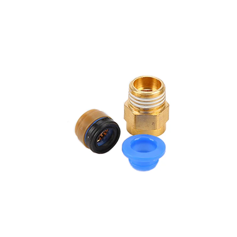 Pneumatic Fitting Connector 10PCS PC 4mm 6mm 8mm 10mm 12mm Thread 1/4" 1/8" 3/8 1/2 Hose Fittings Pipe Quick Connectors