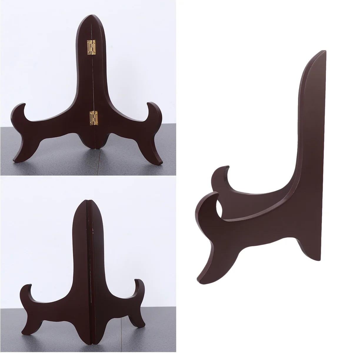

Valiclud Home Decor Wooden Display Stand Plate Stands Display Plate Holder Easels Picture Frame Stand Plate Holder Display Stand