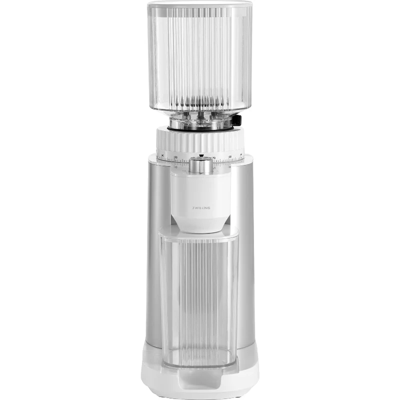 ZWILLING Enfinigy Electric Burr Coffee Grinder Silver