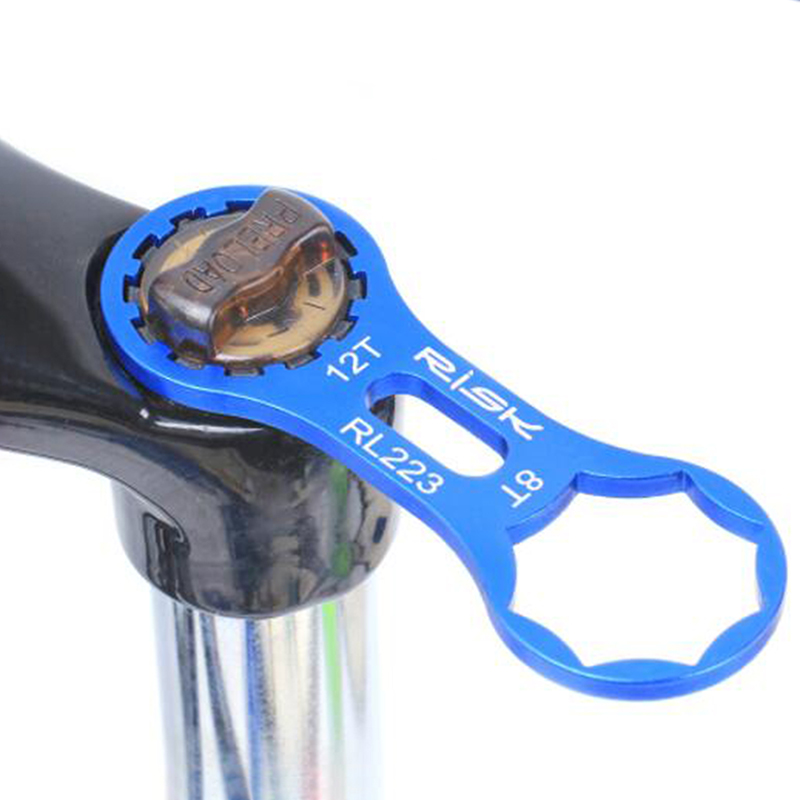  Bike Fork Shoulder Wrench Bicycle Front Fork Repair Tools for Suntour 8T Front Fork Removal Tool Durable Accessories 