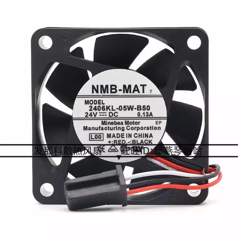 Fanuc 시스템용  쿨러 선풍기, NMB 2406KL-05W-B59 2406KL-05W-B50 A90L-0001-0529/135 냉각 선풍기, DC 24V 0.13A