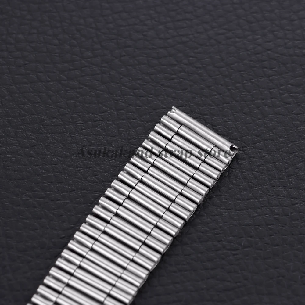 Sleek Stainless Steel Universal Watch Strap - Elegant Metal Band