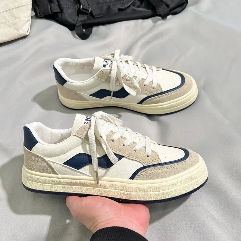 

Spring new small white shoes Korean version of the casual board shoes thick bottom shoes men canvas shoes