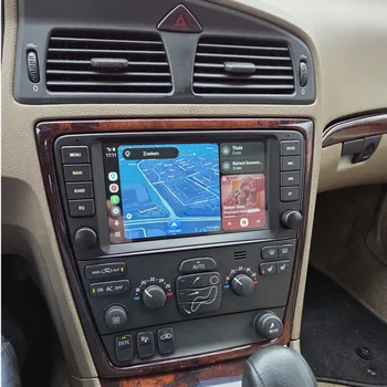 Per Volvo 2005-2009 S40 V40 XC70 V70 S60: Unità GPS Autoradio con Carplay e Android Auto, Aggiornamento Radio Auto UIS7080