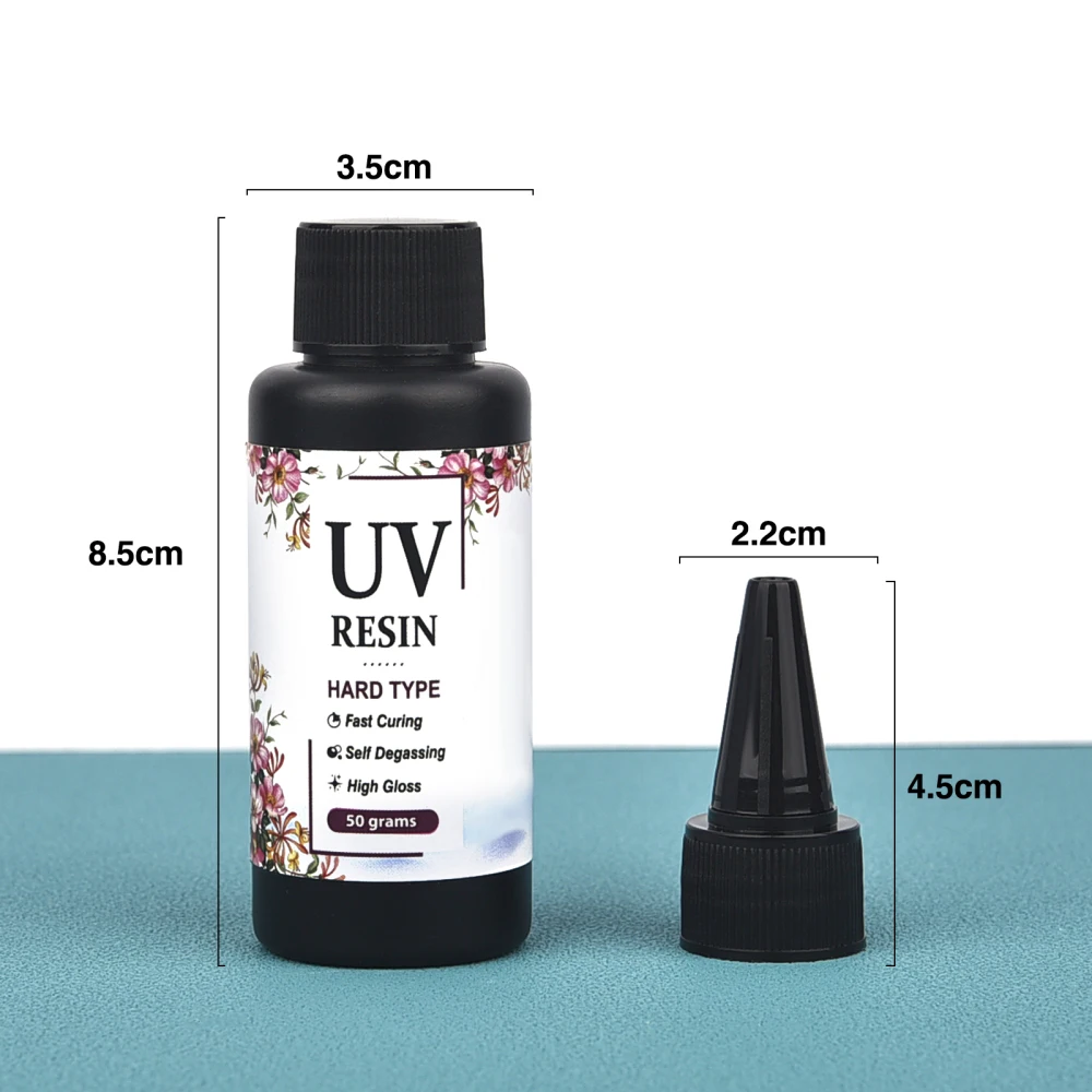 S3ccd51d627b5403784afbace9ca77e10N 20g/50g/100g/200g/500g/1000g UV Epoxy Resin Glue DIY Jewelry Making High Transparency Fast Drying High Hardness Glue UV Lamp