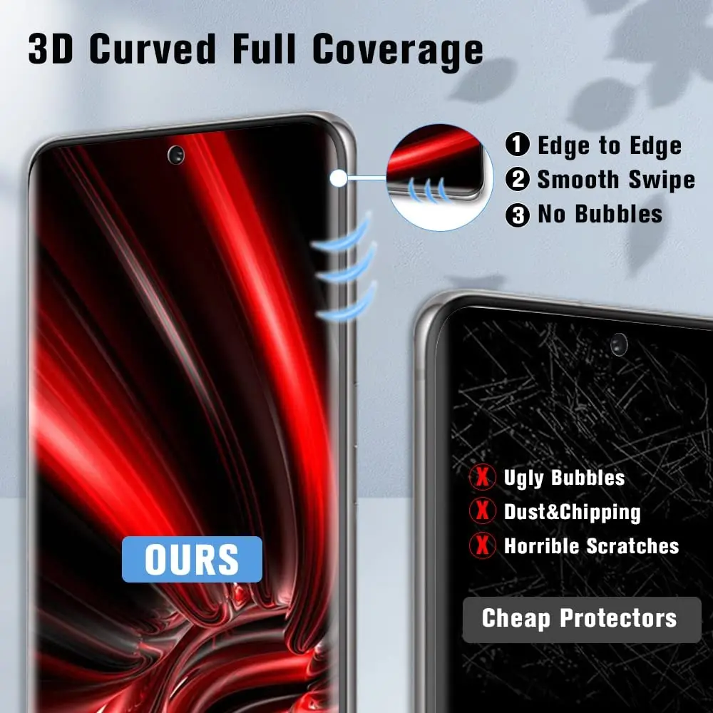 1/4Pcs 3D Tempered Glass For Samsung Galaxy S20 SM-G981 SM-G980 Screen Protector Glass