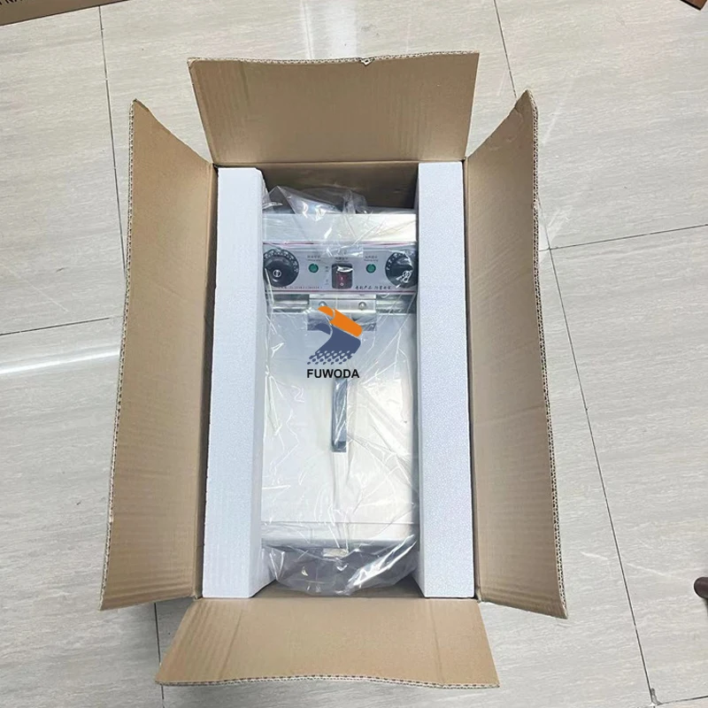 Commercial 10L Deep Fryer Electric 110/220V Chicken French Fries Fryer Reversible Heating Pipe Frying Oven Machine 6
