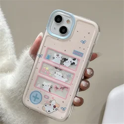 INS Korean Cute Flower Cat Bow Phone Case Cover - Samsung A22 4G (TTK - 275TK250207201)