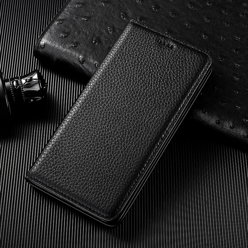 

Litchi Texture Leather Phone Case For Samsung Galaxy S6 S7 edge S8 S9 S10 Plus S10E Phone Flip Magnetic Cover