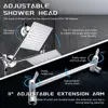 pressure 8 2 mode built-in electric washing, stainless steel chrome-plated shower head, 11 extended arm height/Angle adjustable 6