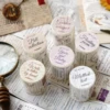JIANWU 50mm*200cm Time Ode Series Vintage English Text Material Decor Washi Tape Creative DIY Journal Collage Stationery 2