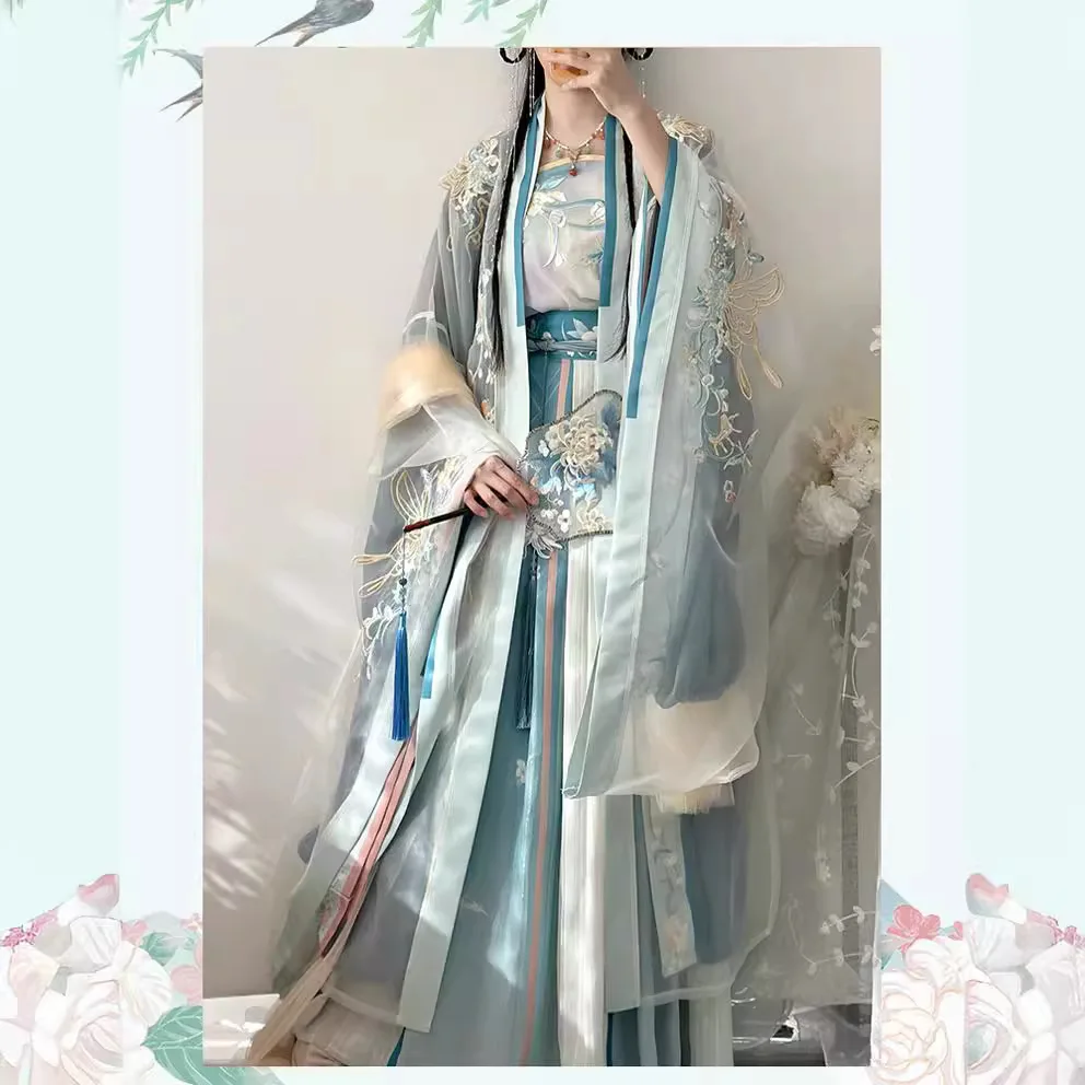 

Chinese Hanfu for Women Ancient Traditional Style Dress Halloween Carnival Fairy Cosplay Party Costumes Chinese Princess Dress