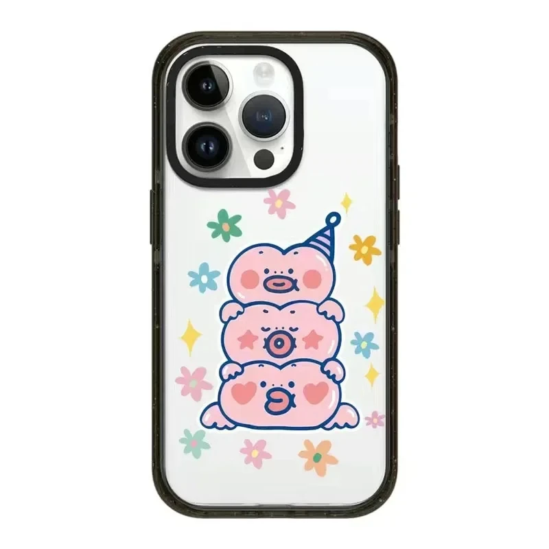 

2.0 Version Acrylic Upgrade Border Cute Baby Phone Case Cover for IPhone 11 12 13 14 15 Pro Max Case for IPhone 15 Pro Max