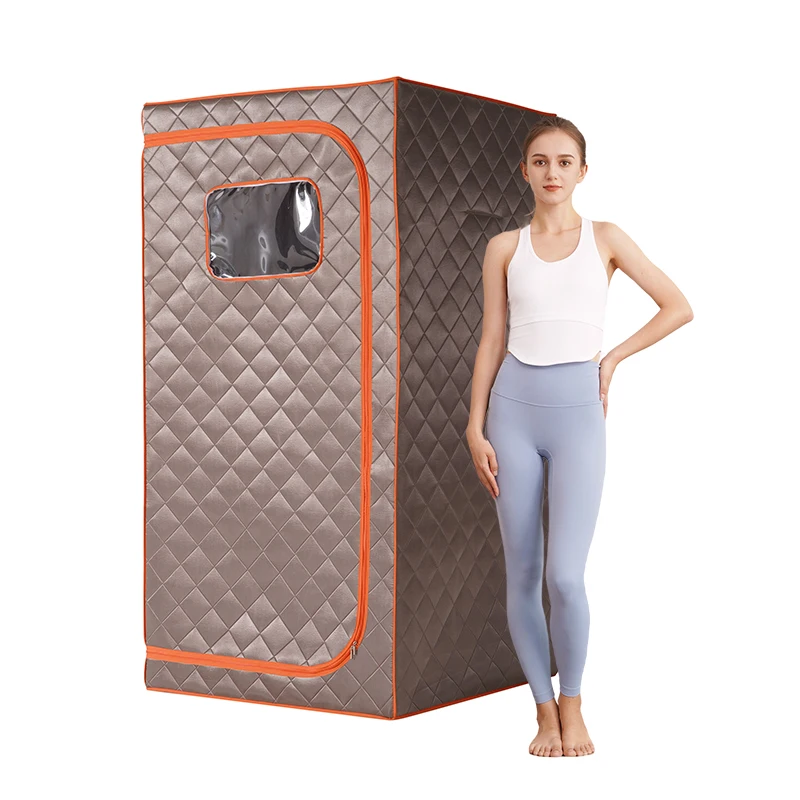 Portable Infrared Sauna Full Size Far Infrared Sauna Separate Heating Foot Pad Home Saunas for Relaxation Detox