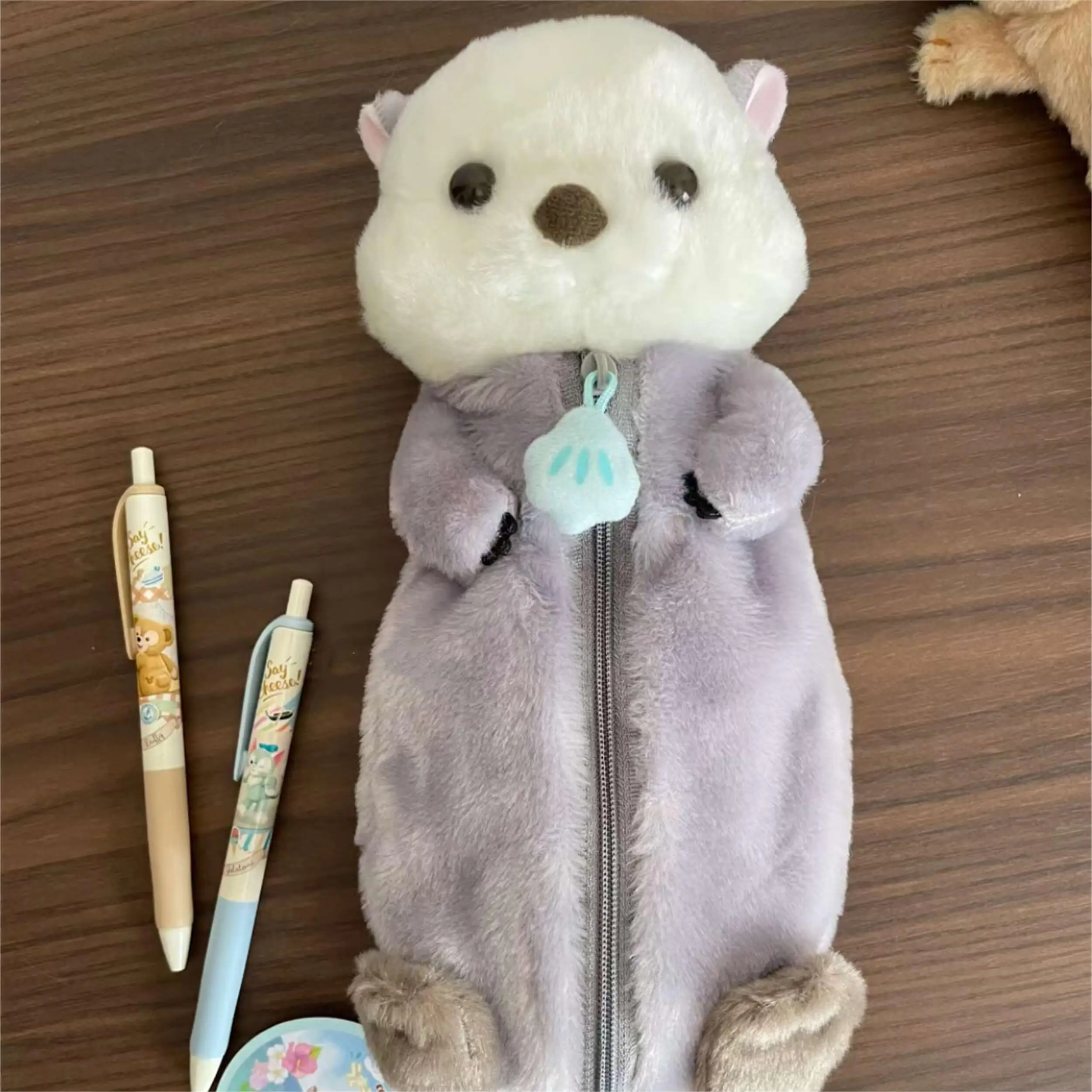 

Креативные милые Мультяшные плюшевые сумки для карандашей, животные, куклы, мягкие милые сумочки для кукол, сумки для карандашей среднего стандарта