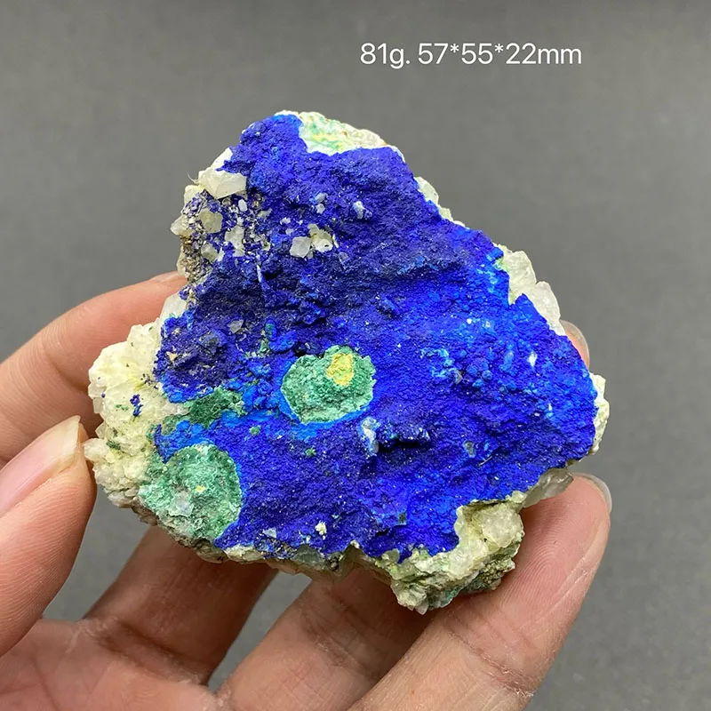 100% Natural beautiful Azurite and Malachite symbiotic mineral specimen crystal Stones and crystals Healing crystal