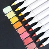 Languo Acrylic Marker Pen Soft Head for Artist Rock Painting Glass Ceramic Fabric Diy Crafts Student Graffiti Acrylic Paint Pens 4