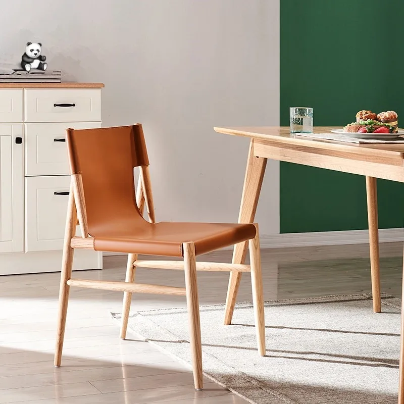 

Wood Salon Dining Chairs Hotel Recliner Design Cozy Lounge Dinning Chairs Minimalist Outdoor Sillas Comedor Nordic Furniture