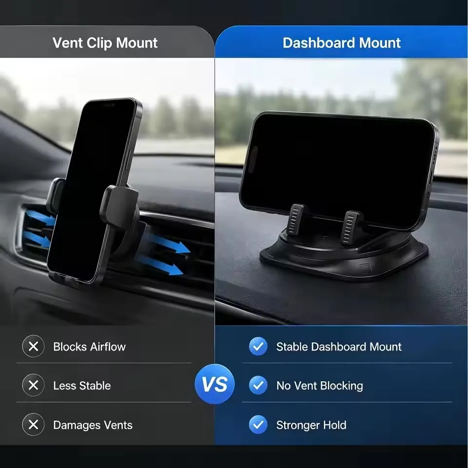 Universal 360° Rotatable Suction Cup Stand for Mobile Navigation - Versatile Use for Car, Home, and Desk