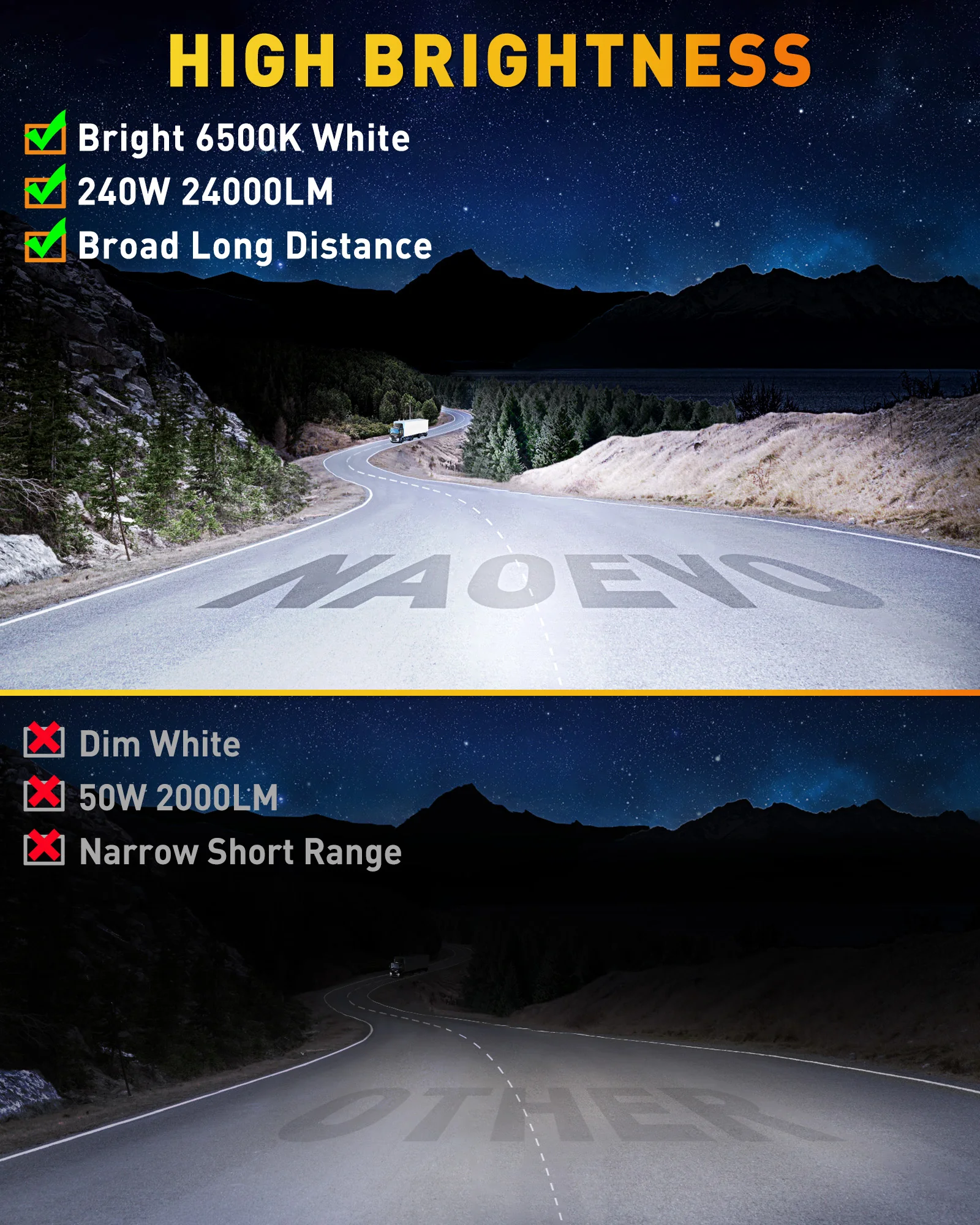 7” LED Light Bar ATV Jeep Boat 2