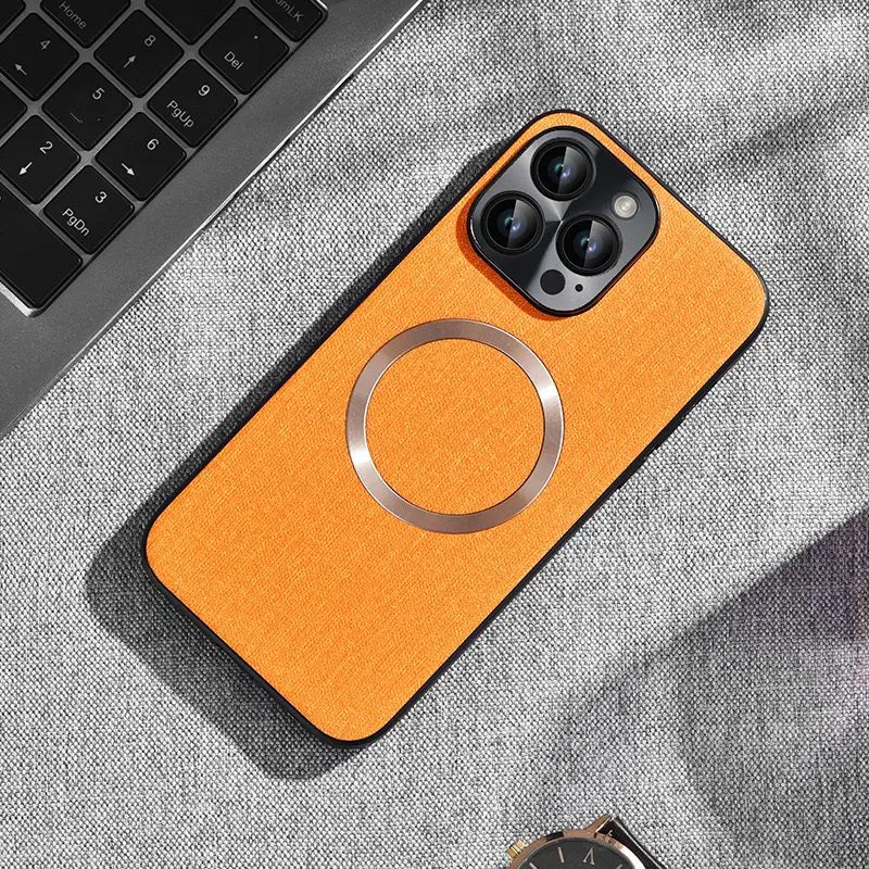 iPhone Fabric Magnetic Case with Wireless Charge 4