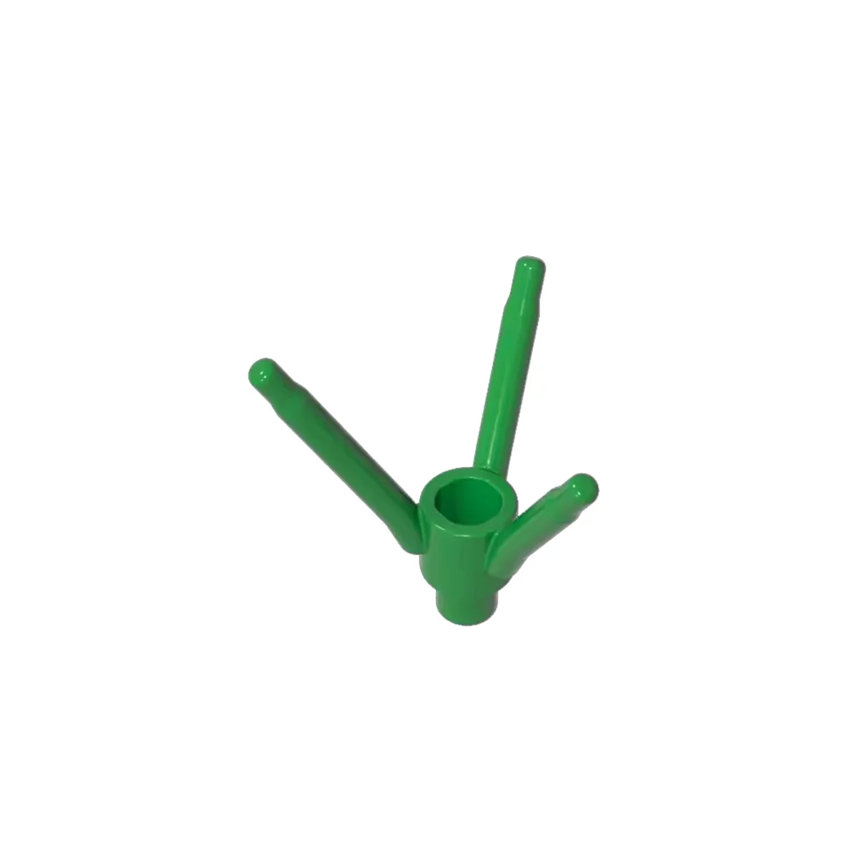 10PCS 퍼즐 파티클 24855 식물 꽃 빌딩 블록 키트 바 홀더가 있는 3개 줄기 브릭 아이디얼 장난감 선물
