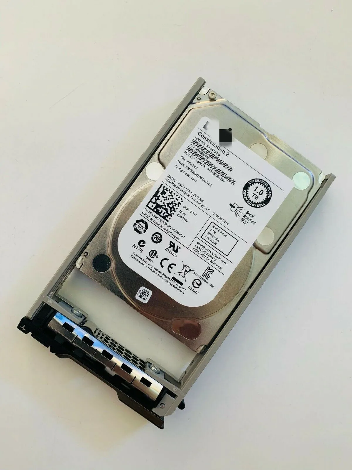  HDD, SAS 09W5WV ST91000640SS, 9W5WV, 1TB, 6 G/S, 7.2K, 2.5 ġ