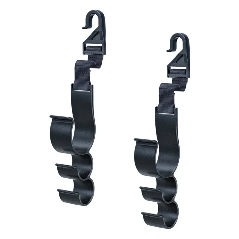 2pcs Car Back Seat Hook Universal Seat Back Organizer Bracket Interior Stowing Tidying Multi-function Rear Seat Hanging Hook