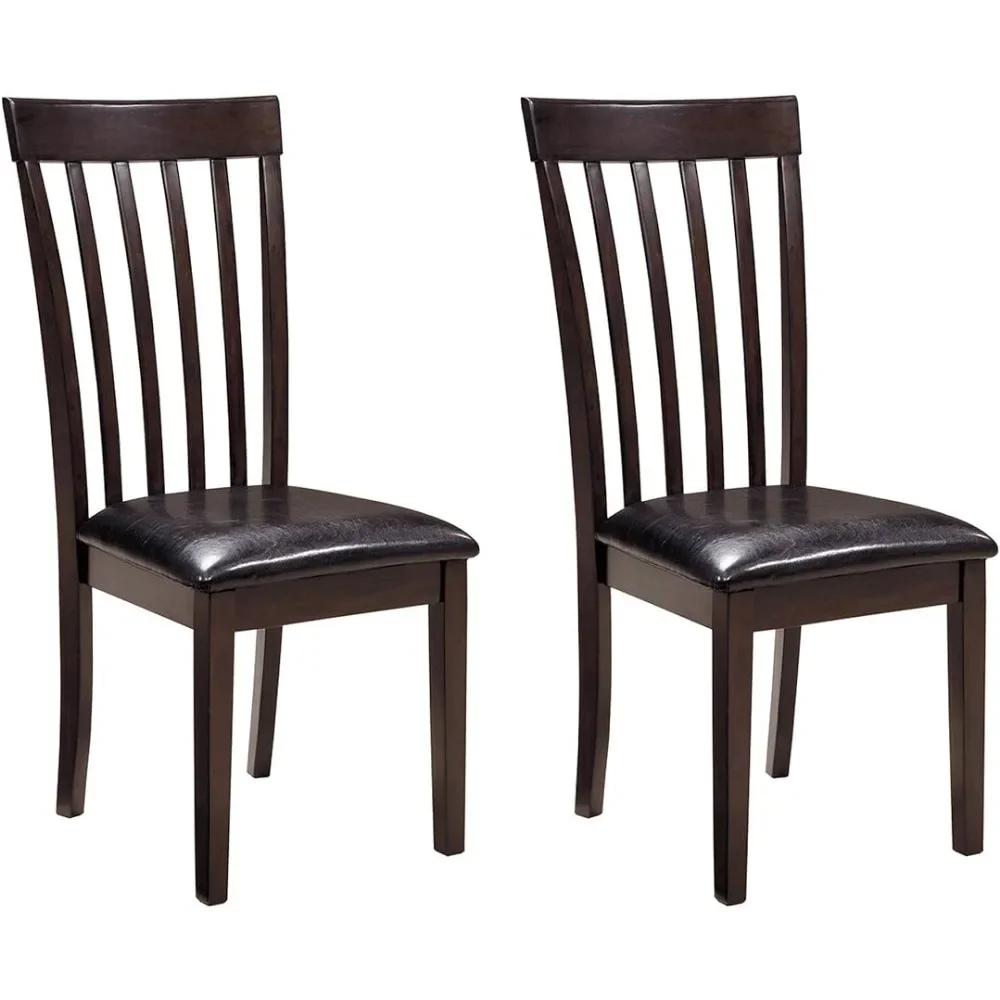 

Kitchen Chair Rake Back Dinings Room Chair, Set of 2, Dark Brown Kitchen Chair
