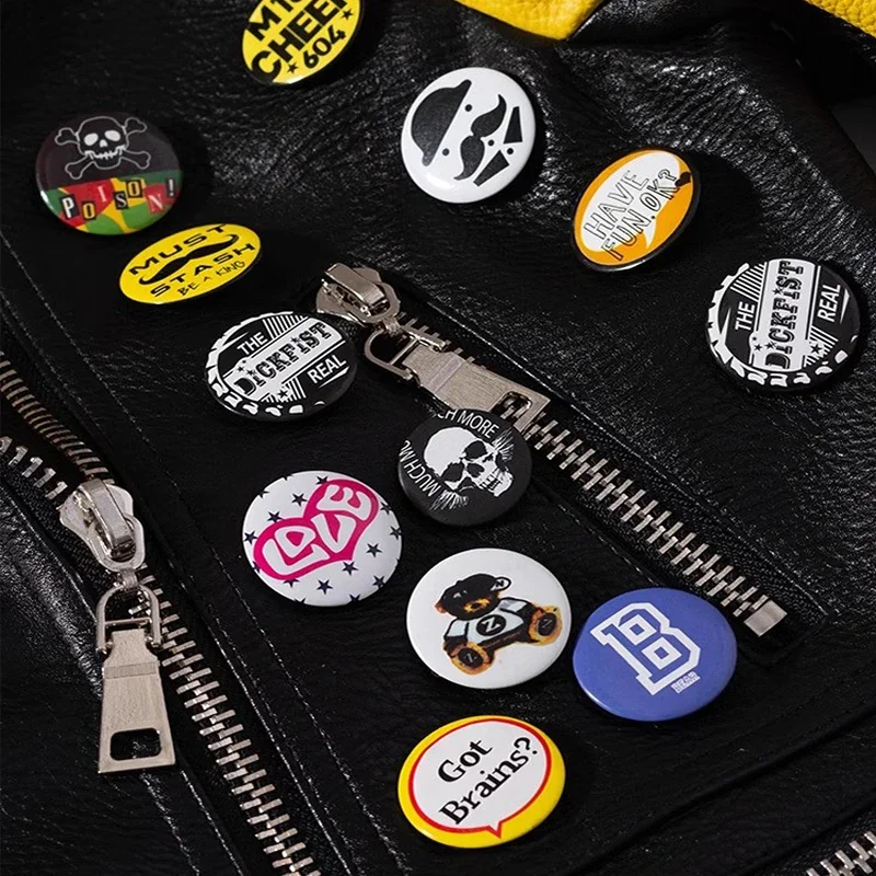 Graffiti Print Faux Leather Cropped Jacket for Women 2024 Trend Punk Style Streetwear Studded Motorcycle Leather Jacket S-XXXL