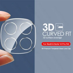 Clear HD Tempered Glass Back Lens Cover with 3D Curved Camera Protection for Note 14 Pro Plus 5G (1PCS - 3D Lens Glass)