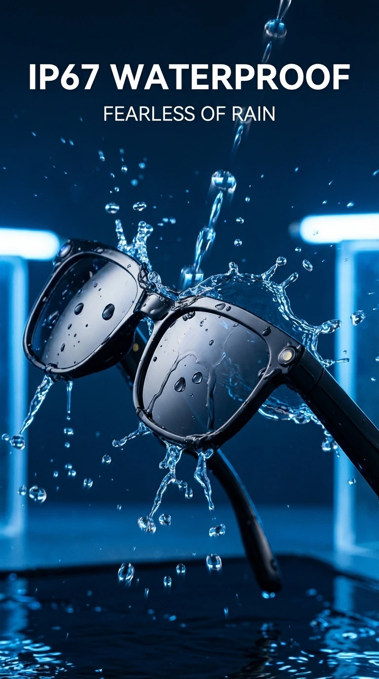 Smart Brille Mit Ki Sprachübersetzung Und Videoaufnahmefunktion_voghion.com
