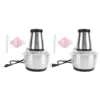 Food Chopper Electric Meat Grinder with 2L Stainless Steel Bowl 200W Copper Motor for Kitchen Meat Vegetables Onion Garlic Salad 1