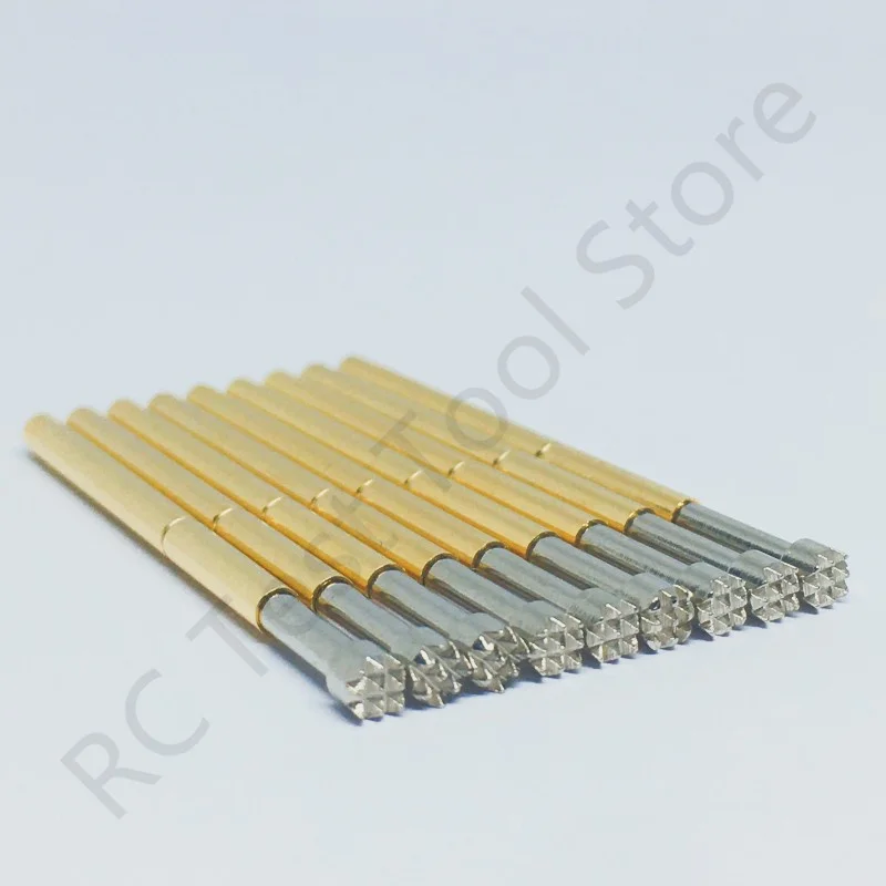 pces primavera teste ponta de prova pino pogo pino eletronico pcb ferramenta teste comprimento total pino diametro teste acessorios 03