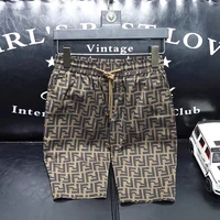 Summer FF Modern Trend Pattern Full Over Print Men Women Shorts Breathable Quick-drying Flexible Comfy Street Casual Beach Moto