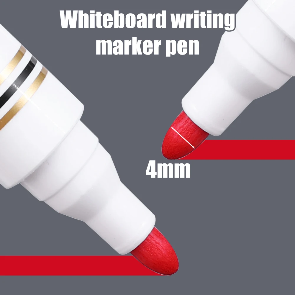 Erasable Whiteboard Marker Pen 1/4PCS Waterproof Dry Erase Markers Classroom White Board Markers Office School Supplies 4 Colors white marker pens marker pens color marker pens pen marker dry erase markers whiteboard pens
