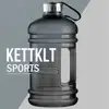 1Pcs Gallon Bottle Water Bottle PETG 2L Large Capacity Sports Drink Bottle Training Sports Workout Outdoor Gym With Handle 2