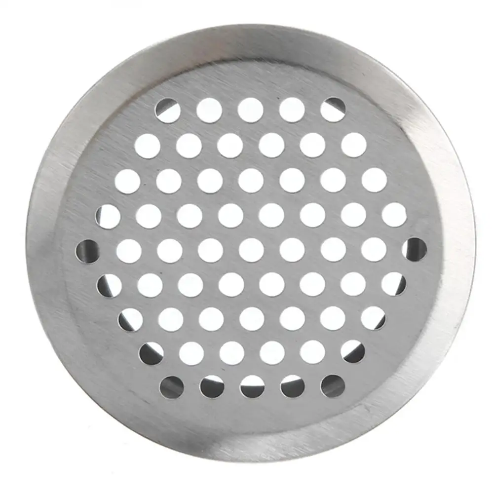 20pcs Air Vent Holes Stainless Steel 35mm Round Ventilation Grille Insect Barrier Wardrobe Ventilation Grille For Cabinets