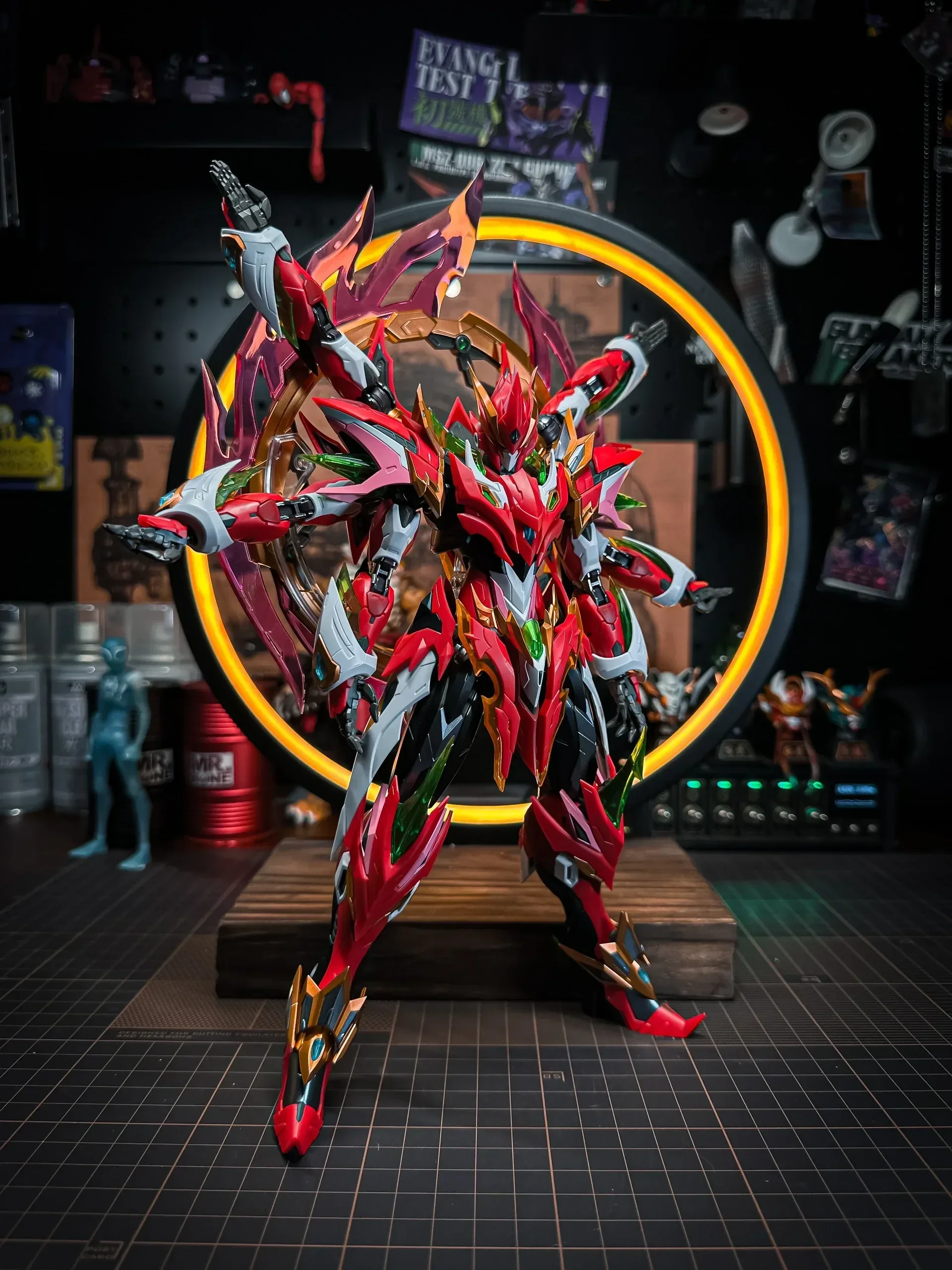 

In Stock Motor Nuclear Anime Nezha Mnp-Xh04 Alloy Skeleton 1/100 Mg Tianying Star Shen Assembly Model Kit Action Figure Toys