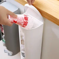Wall Hanging Garbage Bag Storage Box Kitchen Plastic Bag Holder Organizer Bathroom Trash Bags Dispenser Kitchen Accessories 24cm 6