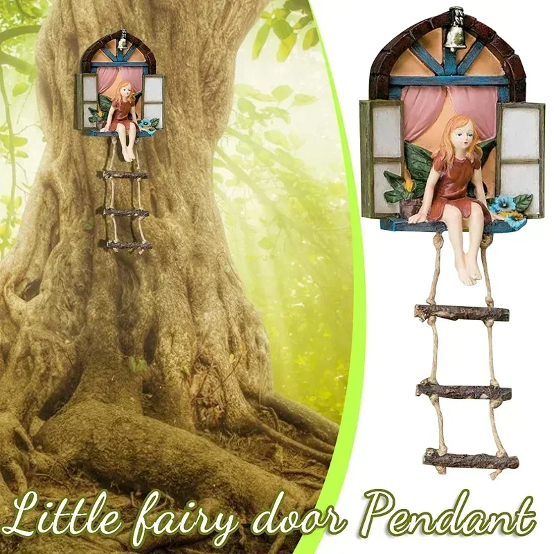 Resin Ornaments Garden Statue Garden Decoration Resin Handicraft Ornaments Miniature Fairy Garden Outdoor Decor