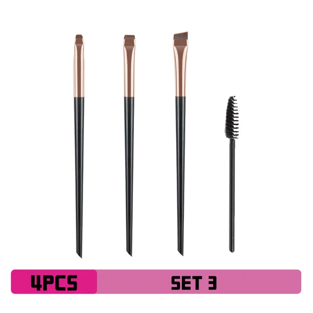 4/5/6/7pcs Blade Eyeliner Makeup Brush Ultra Thin Fine Angle Flat