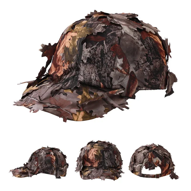 Hunting Fishing Camouflage Snapback Sun Hat Summer Gorras Men Women CS Airsoft Hiking Sports Baseball Cap Breathable Boonie Hat