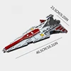 960PCS Space Battleship Building Blocks Spaceship Defense Ship MOC Model Bricks Kits Desktop Decoration Kids Toys Birthday Gifts 6