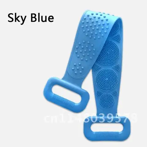 

Magic Silicone Bath Body Brush Soft Loofah Bath Towel Bath Belt Body Exfoliating Massage For Shower Body Cleaning Shower Strap