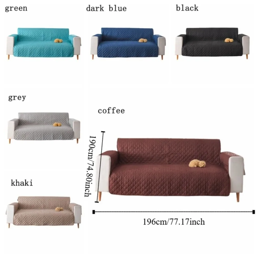 Couch Mat Washable 3 Seater Sofa Cover Wear-resistant Non-Slip Sofa Protector Anti Dirty Thickened Couch Cover Sofa Chair