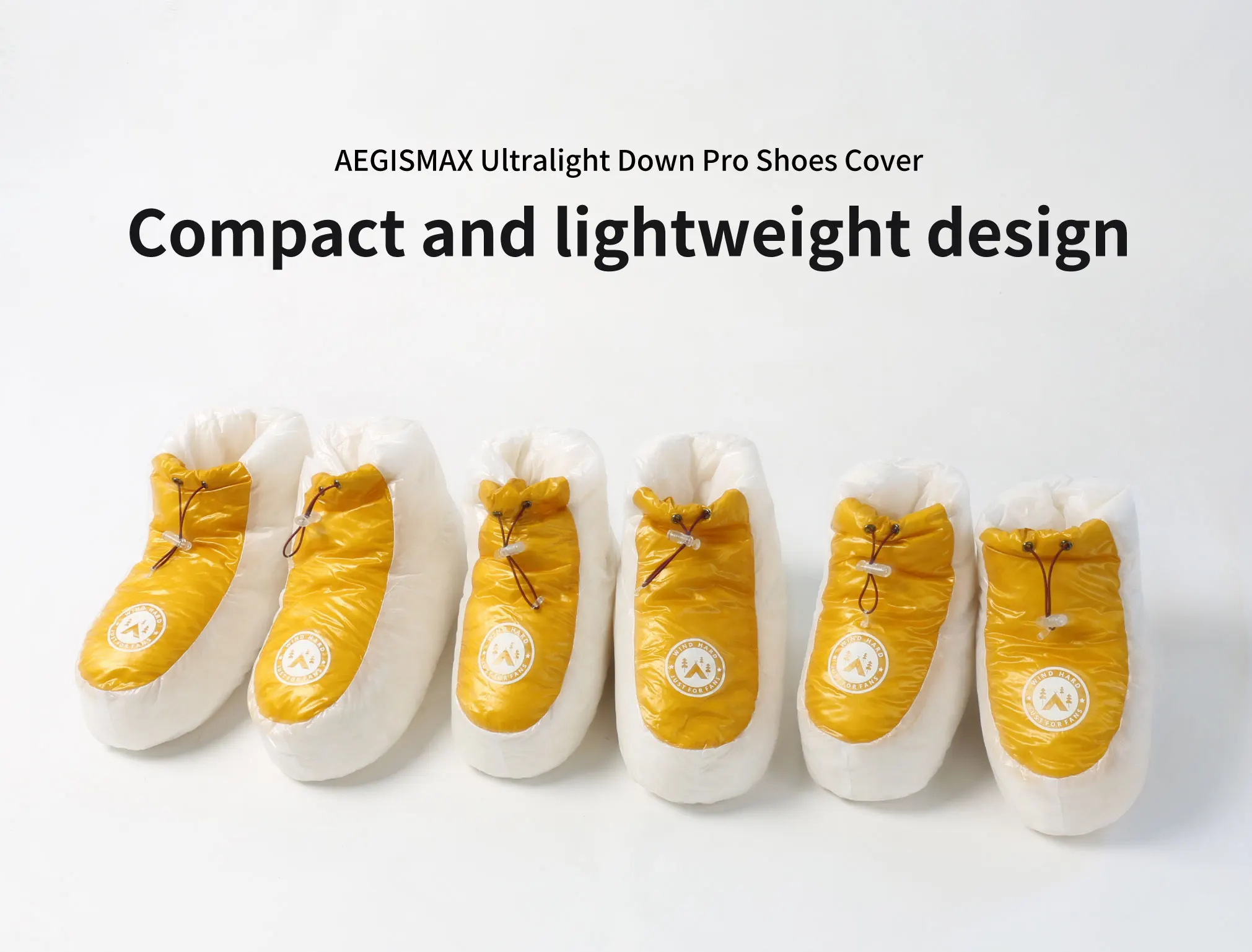 Description Picture 3 of itemAEGISMAX WIND HARD 10D 800FP Pro Down Shoes Cover Ultralight Camping Booties Outdoor Tent Slippers Sleeping Bag Foot Socks